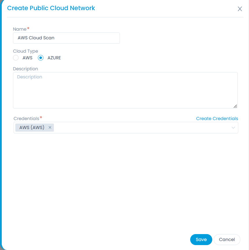 Create Cloud Network