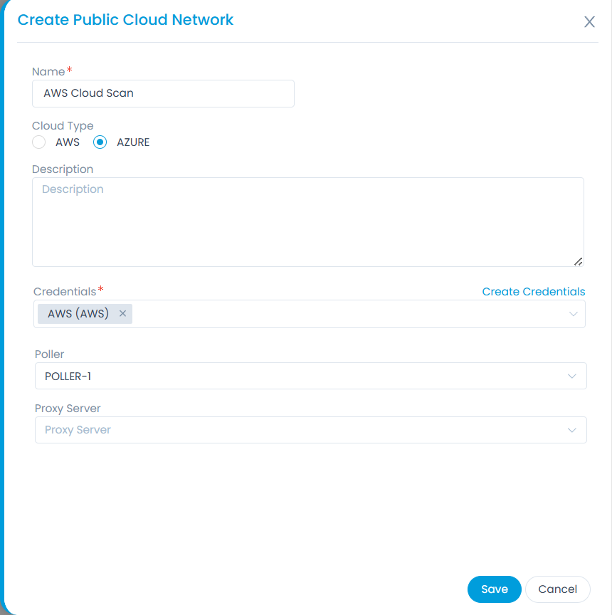 Create Cloud Network