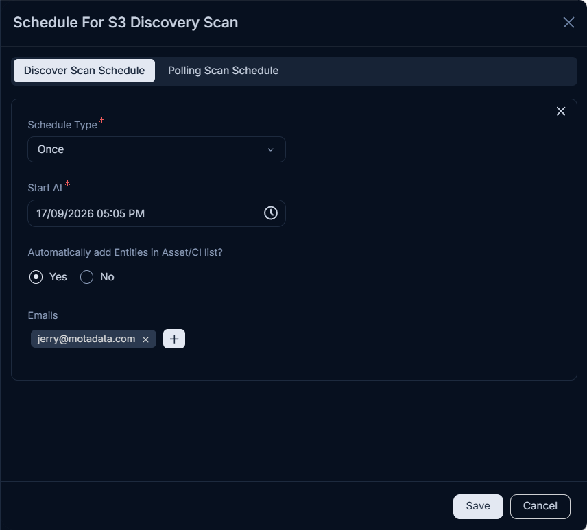 discovery schedule