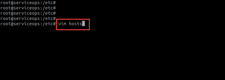 edit host file