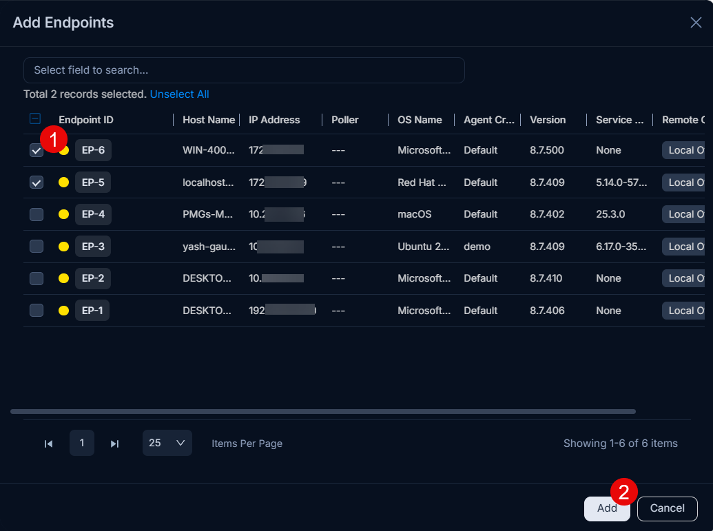Add endpoints to the Remote Office