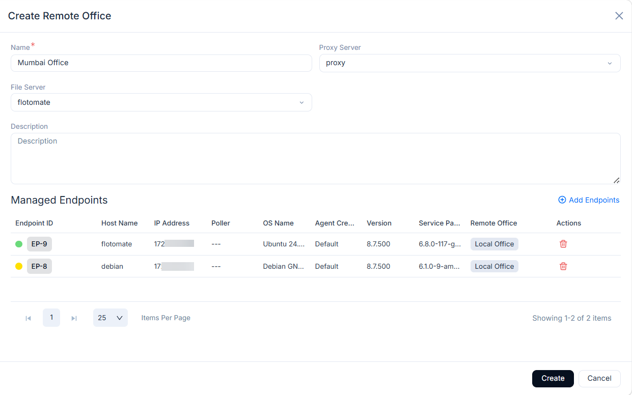 endpoints Added