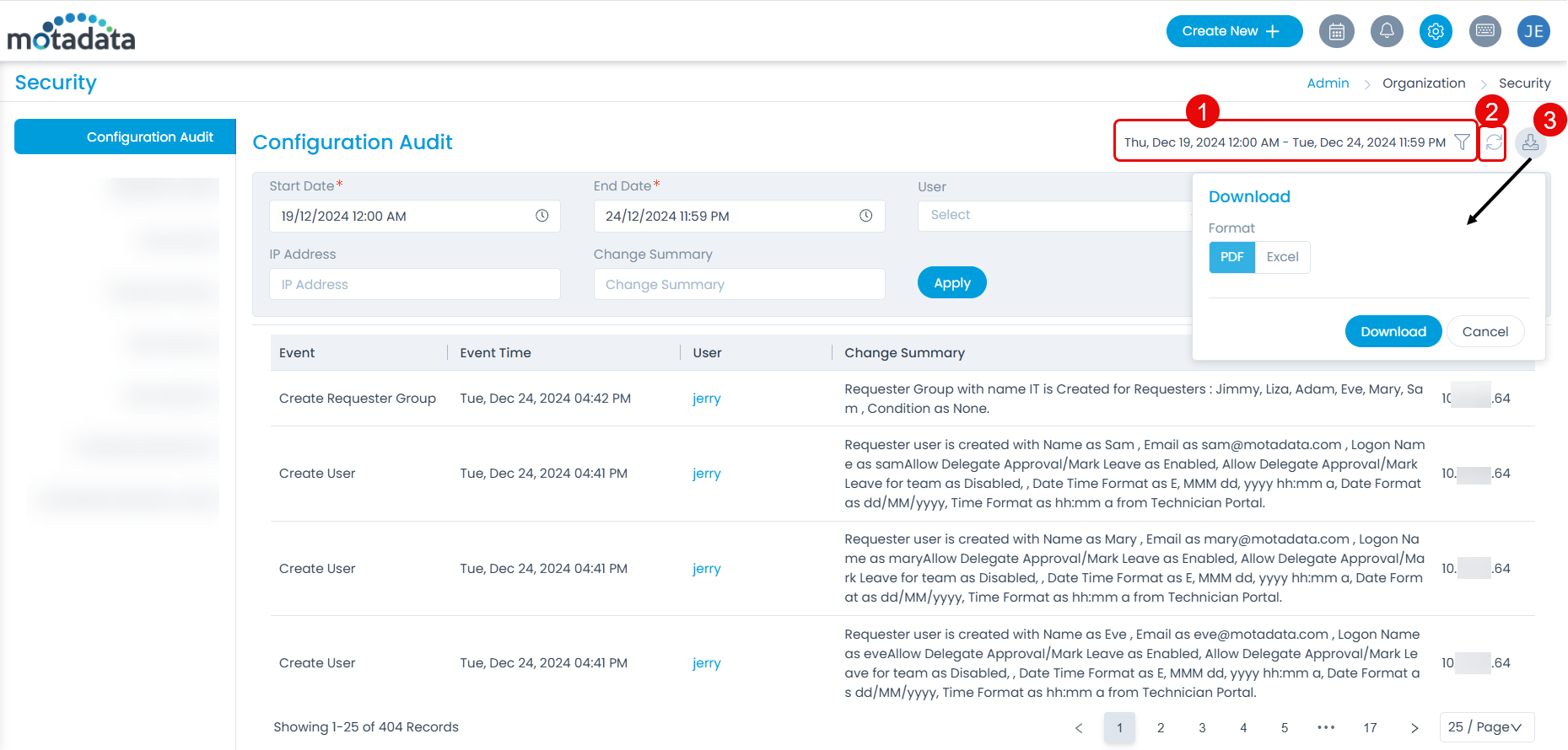 Configuration Audit