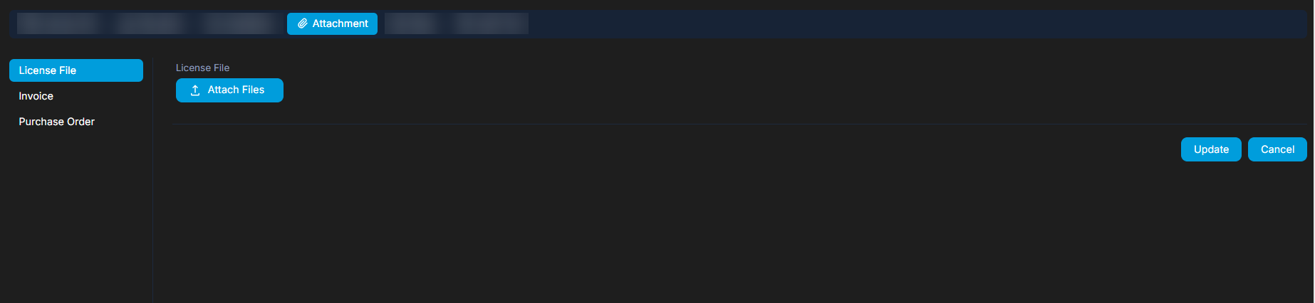 Attachment Tab