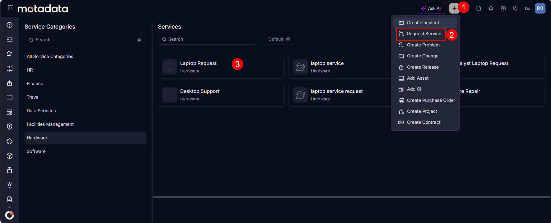 Published Service Catalog