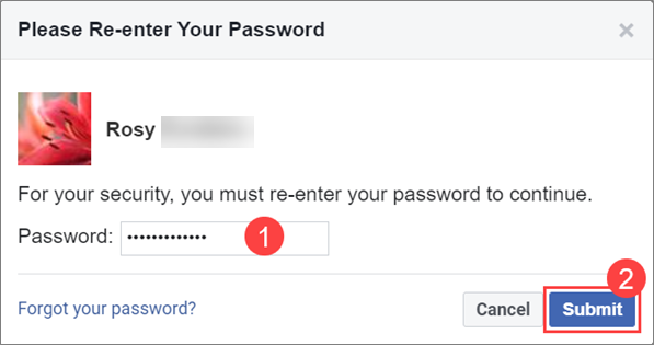 Re-enter Password