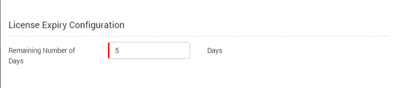 License Expiry